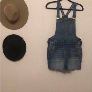 Madewell short overalls